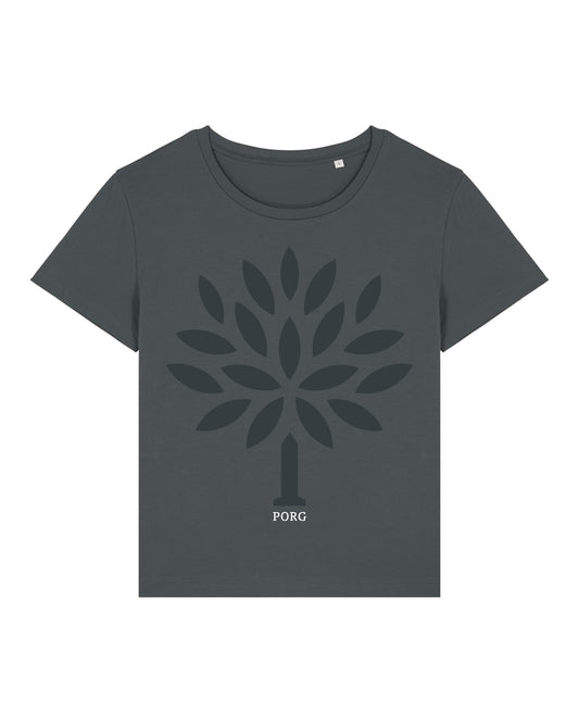 PORG Dámské Triko Tmavě Šedé
