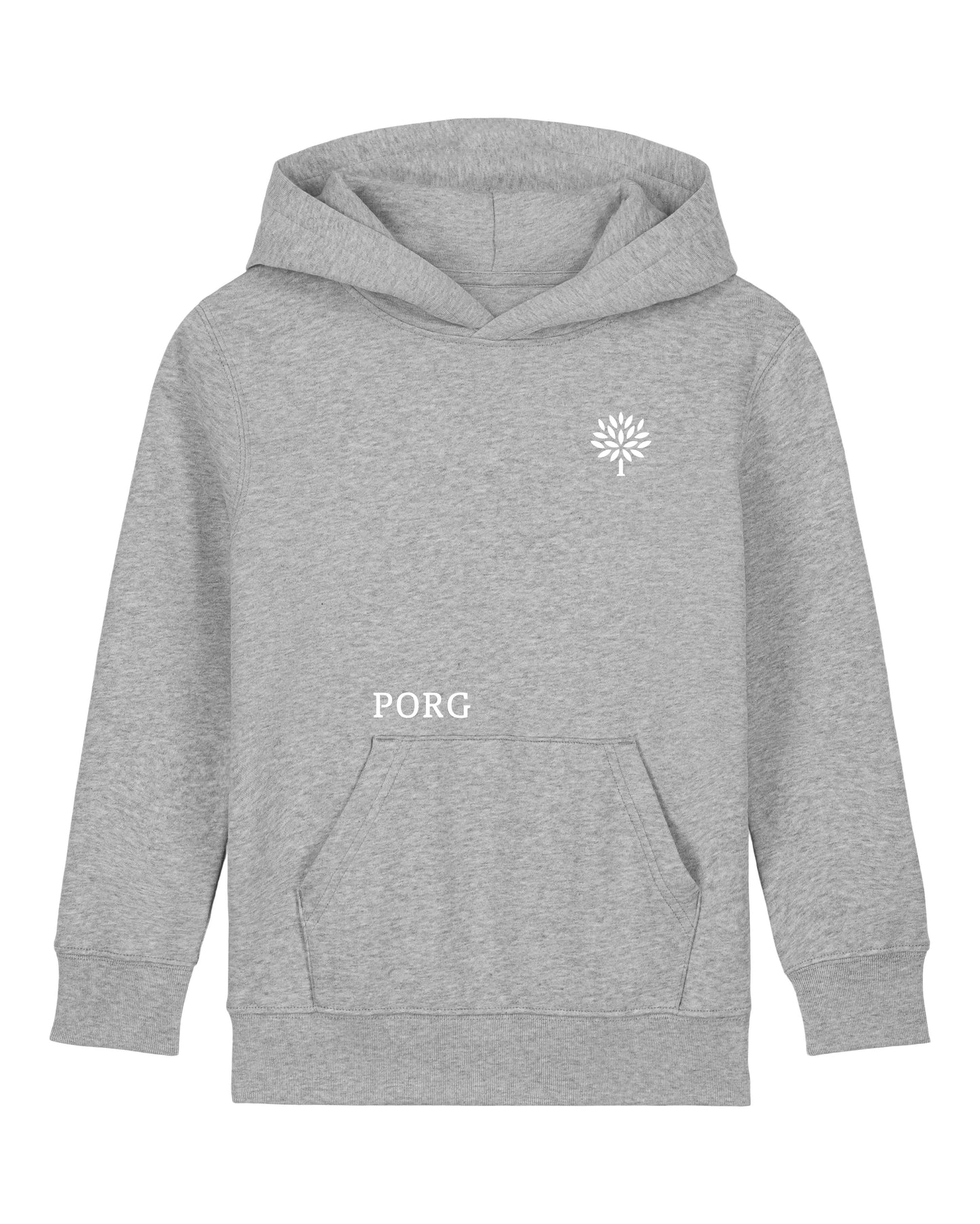 PORG - PORG Dětská Mikina Přes Hlavu Šedá