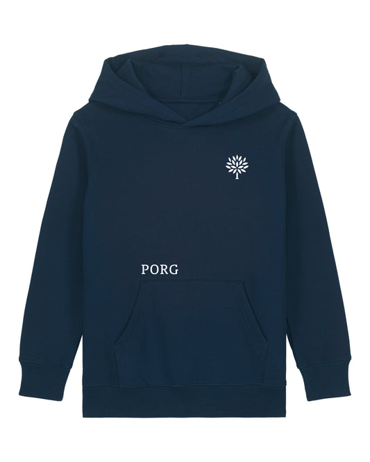 PORG Dětská Mikina Přes Hlavu Tmavě Modrá (Školka)